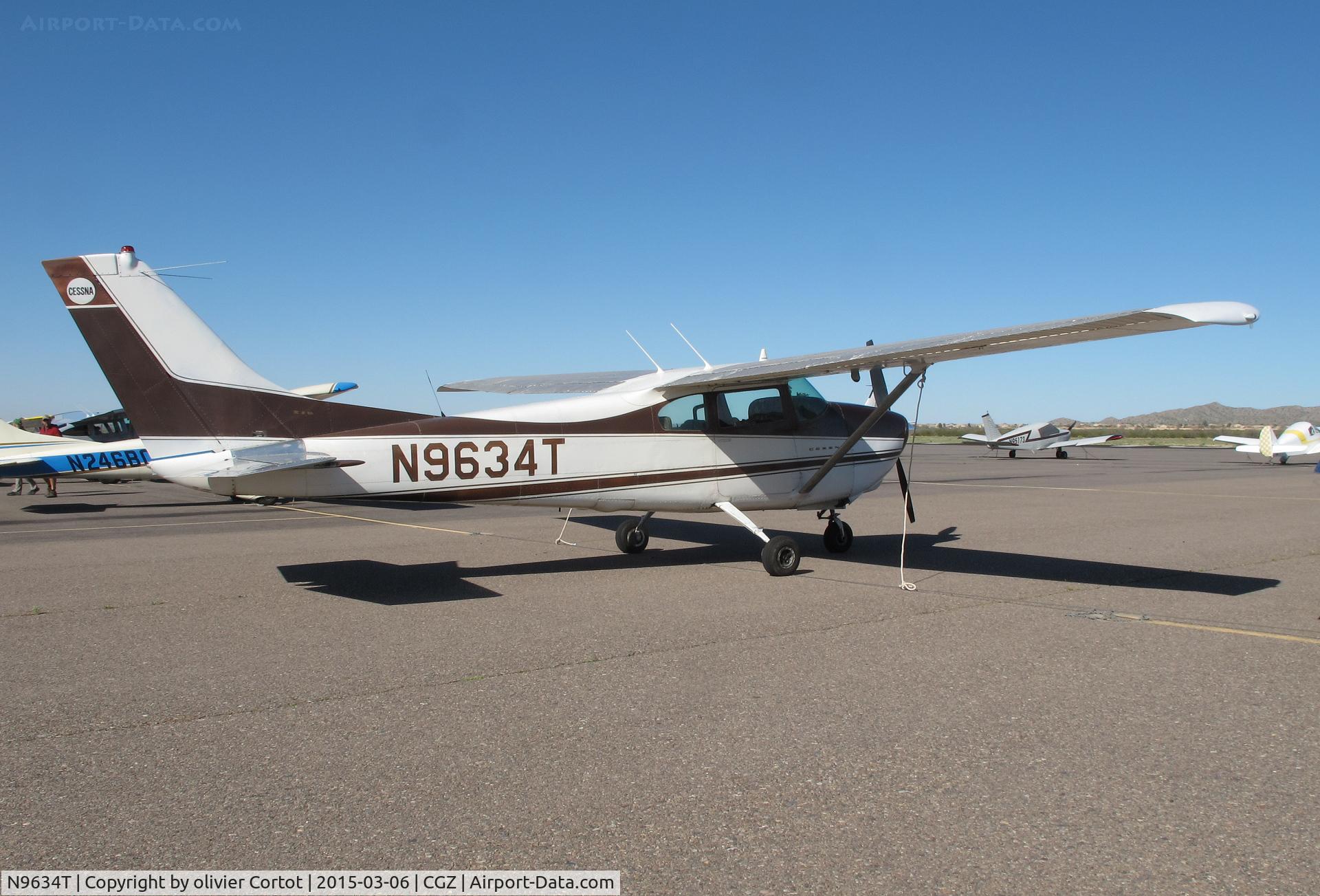 N9634T, 1960 Cessna 210 C/N 57434, cactus fly in