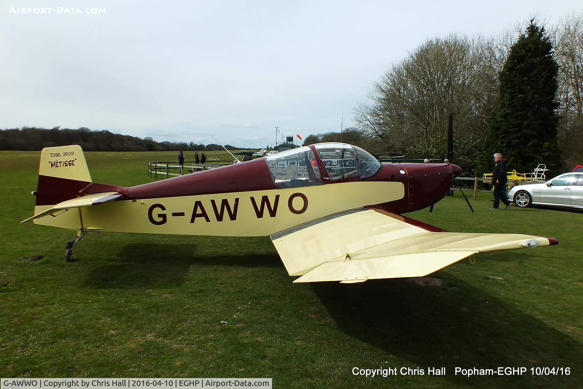 G-AWWO, 1964 CEA Jodel DR-1050 Sicile C/N 552, at the Jodel fly in at Popham