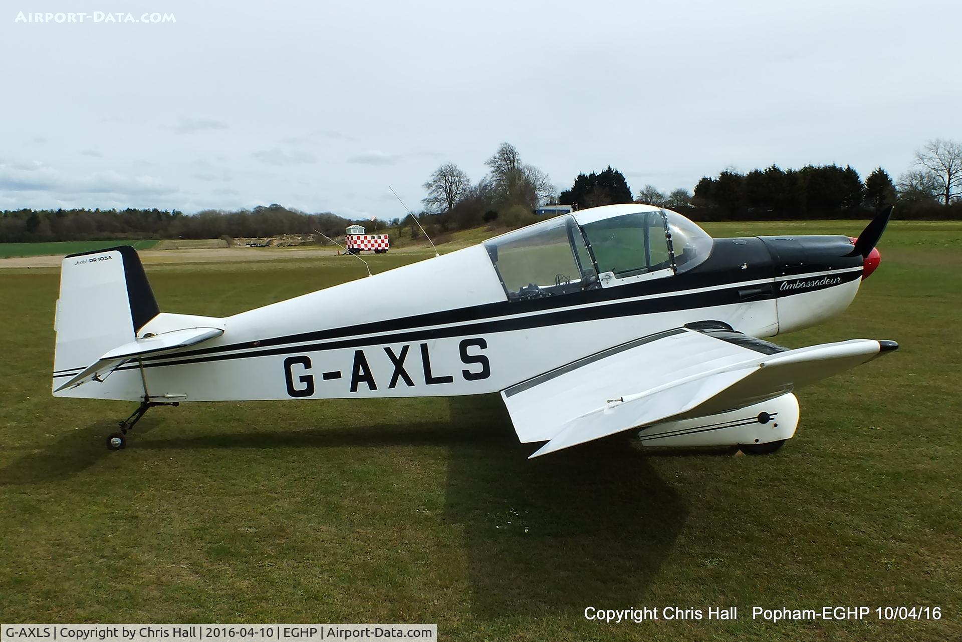 G-AXLS, 1959 Jodel DR-105A Ambassadeur C/N 86, at the Jodel fly in at Popham