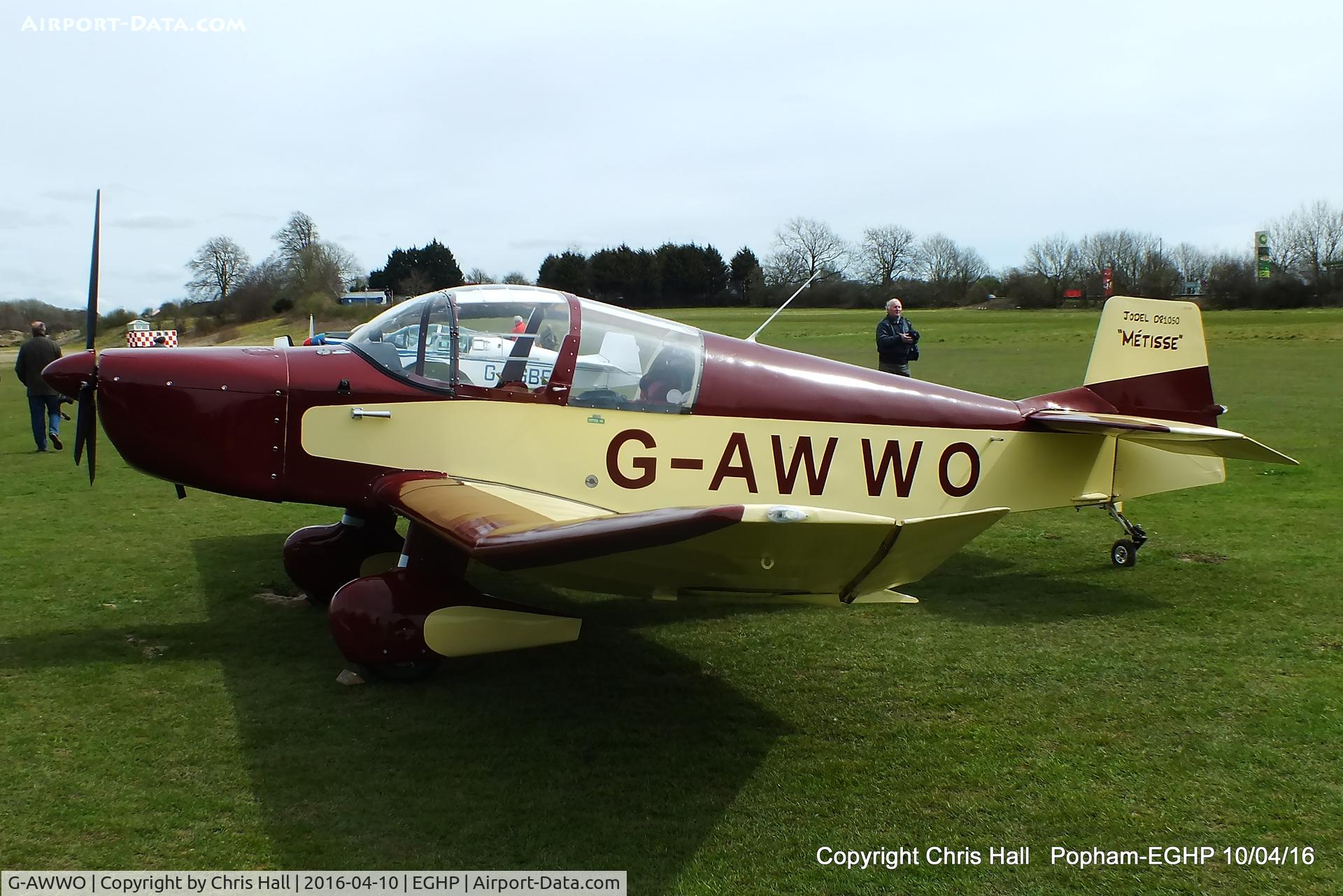 G-AWWO, 1964 CEA Jodel DR-1050 Sicile C/N 552, at the Jodel fly in at Popham
