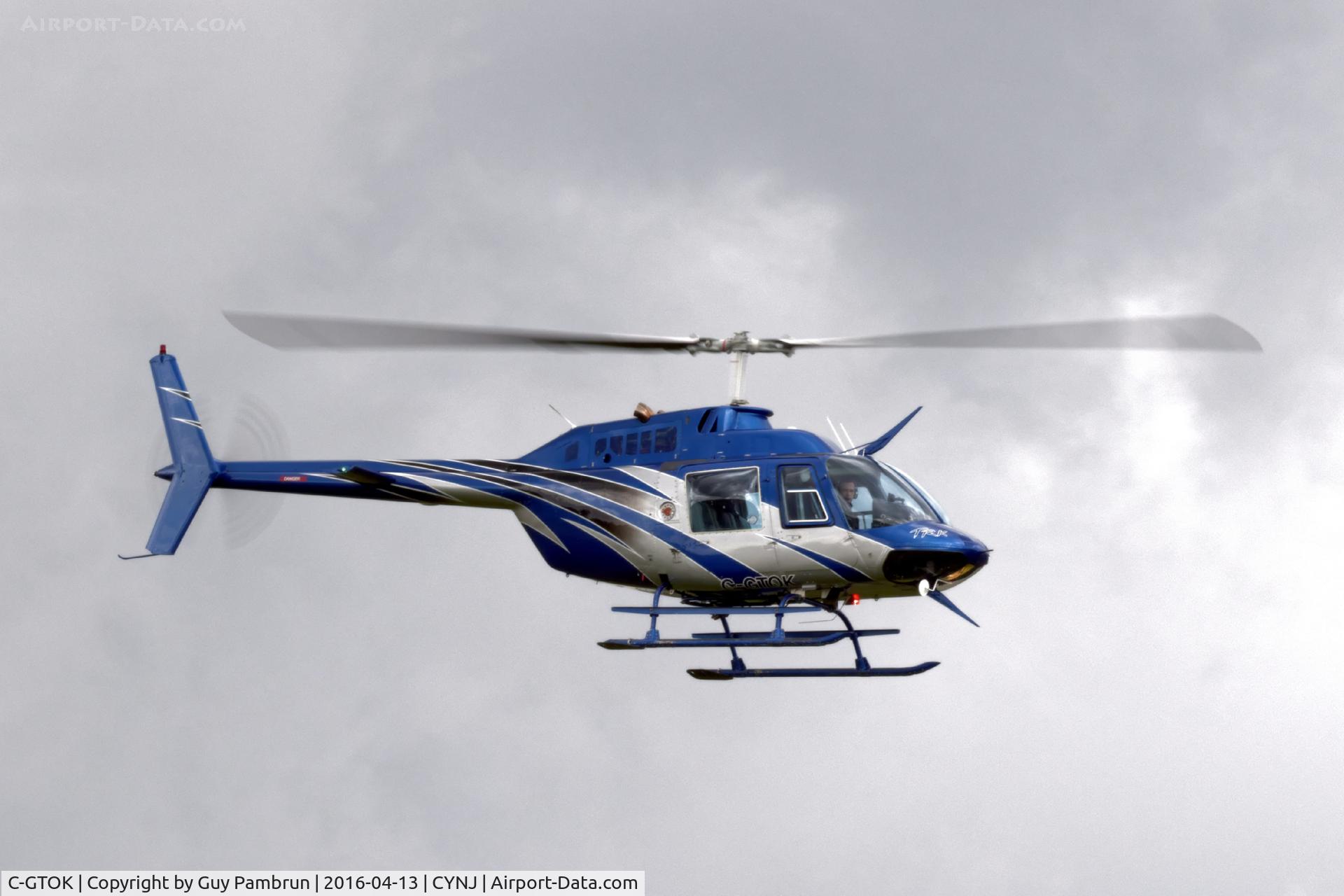 C-GTOK, 1982 Bell 206B JetRanger III C/N 3618, Landing