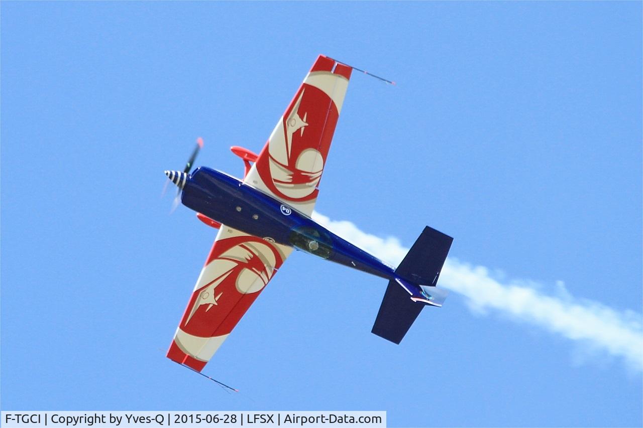 F-TGCI, Extra EA-330SC C/N 04, Extra 330SC, French Air Force aerobatic team, On display, Luxeuil-St Sauveur Air Base 116 (LFSX) Open day 2015