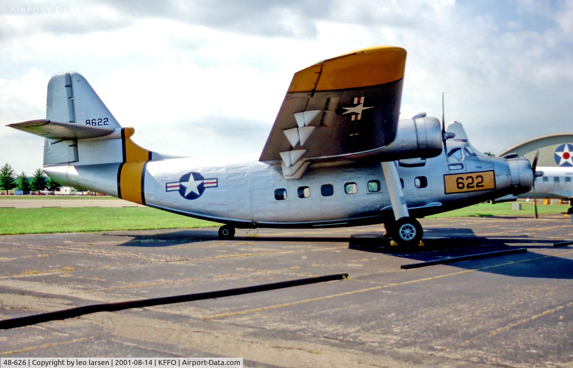 48-626, 1948 Northrop YC-125B Raider C/N 2510, USAF Museum Dayton 14.8.01