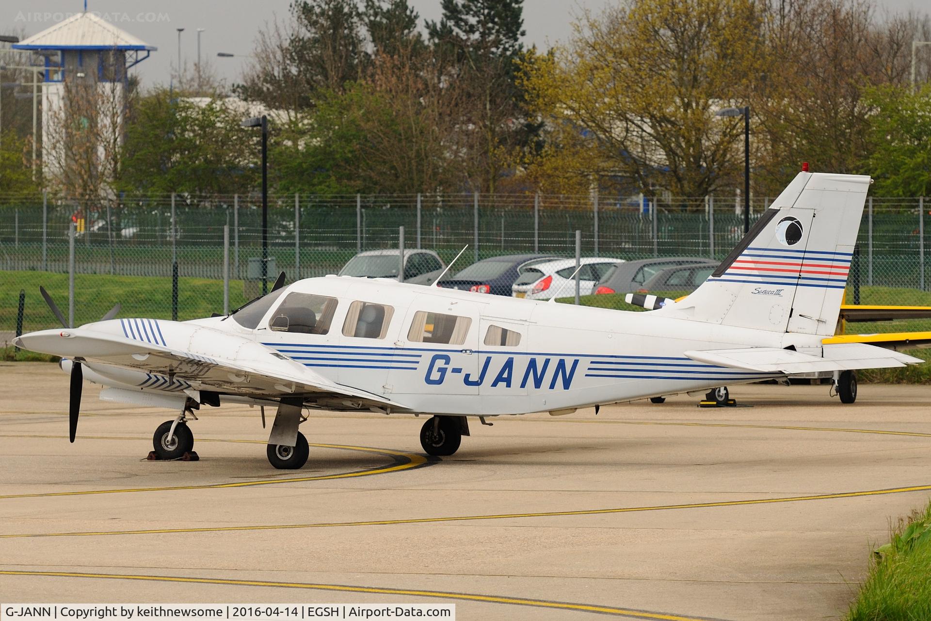G-JANN, 1988 Piper PA-34-220T Seneca III C/N 34-33133, Return visitor.