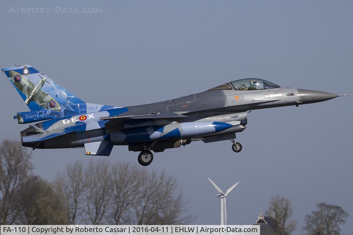 FA-110, SABCA F-16AM Fighting Falcon C/N 6H-110, Frisian Flag 2016