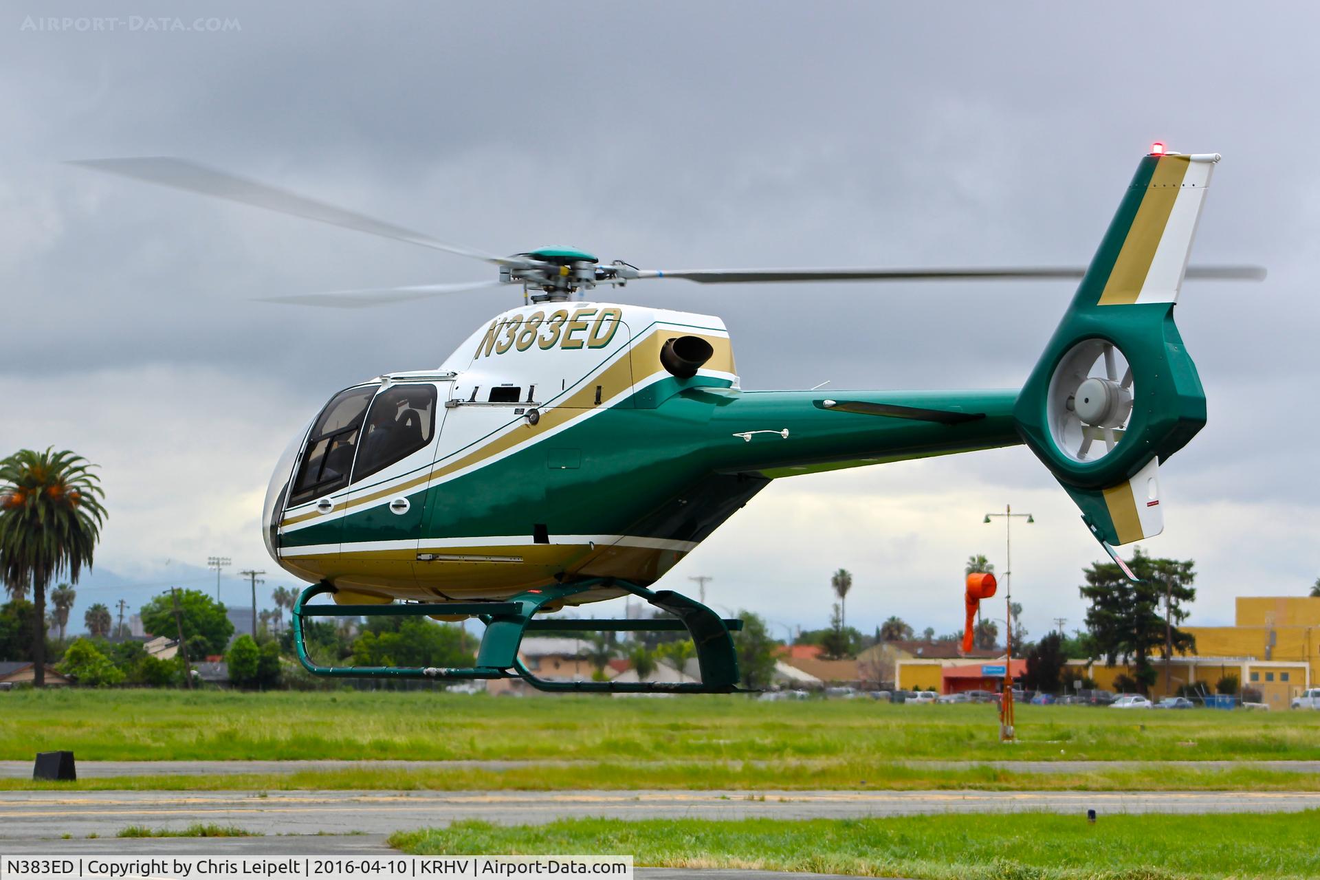 N383ED, 2007 Eurocopter EC-120B Colibri C/N 1510, Locally-based 2007 Eurocopter EC-120B taxing out for departure at Reid Hillview Airport, San Jose, CA.
