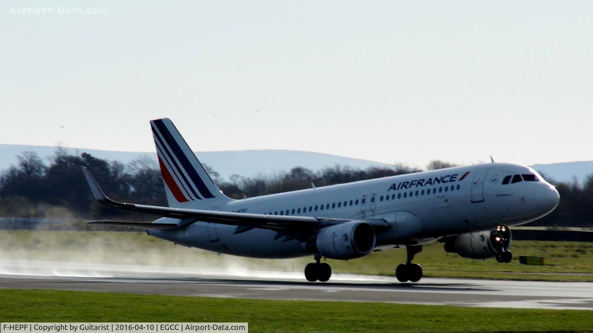 F-HEPF, 2013 Airbus A320-214 C/N 5719, At Manchester