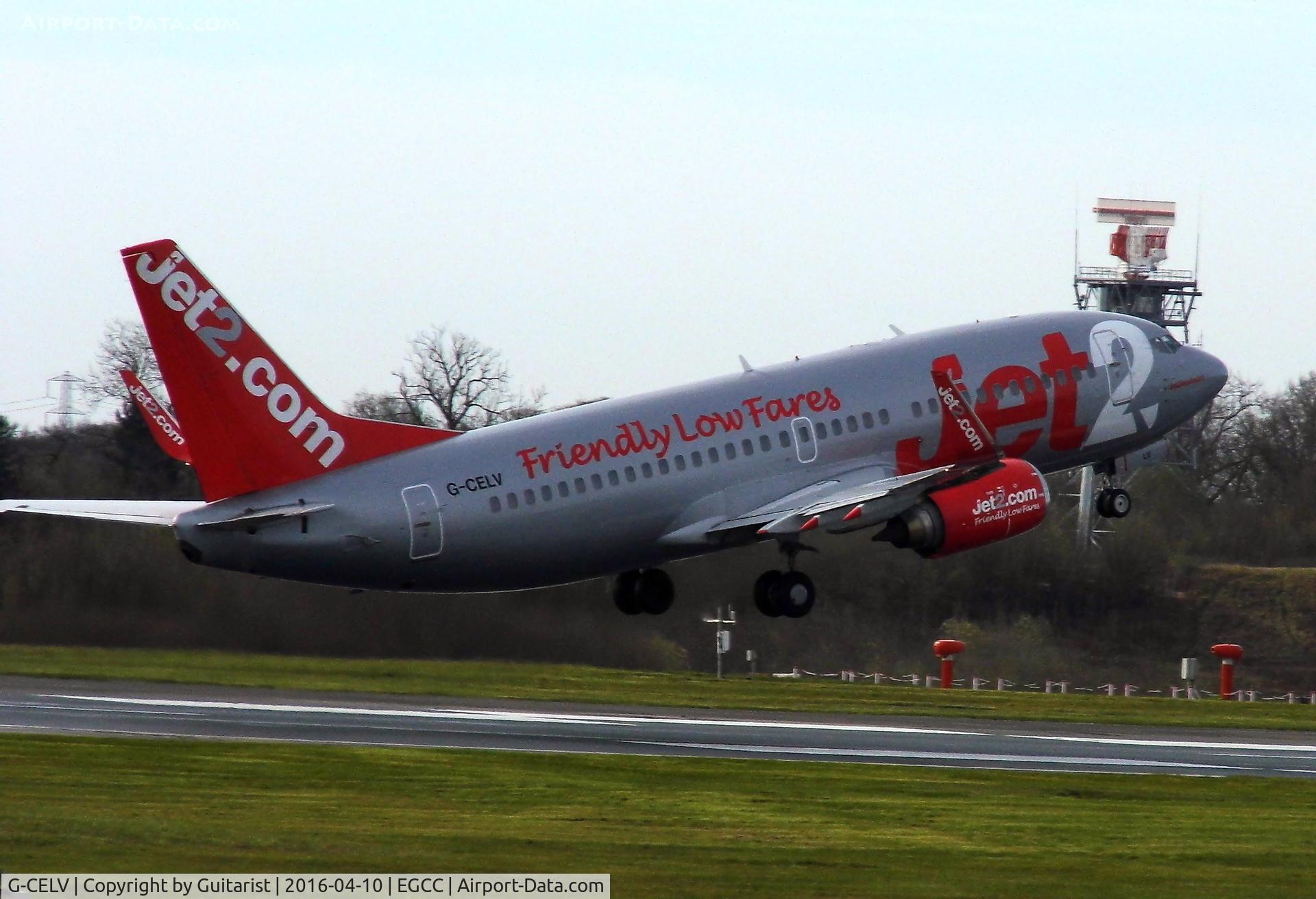 G-CELV, 1986 Boeing 737-377 C/N 23661, At Manchester
