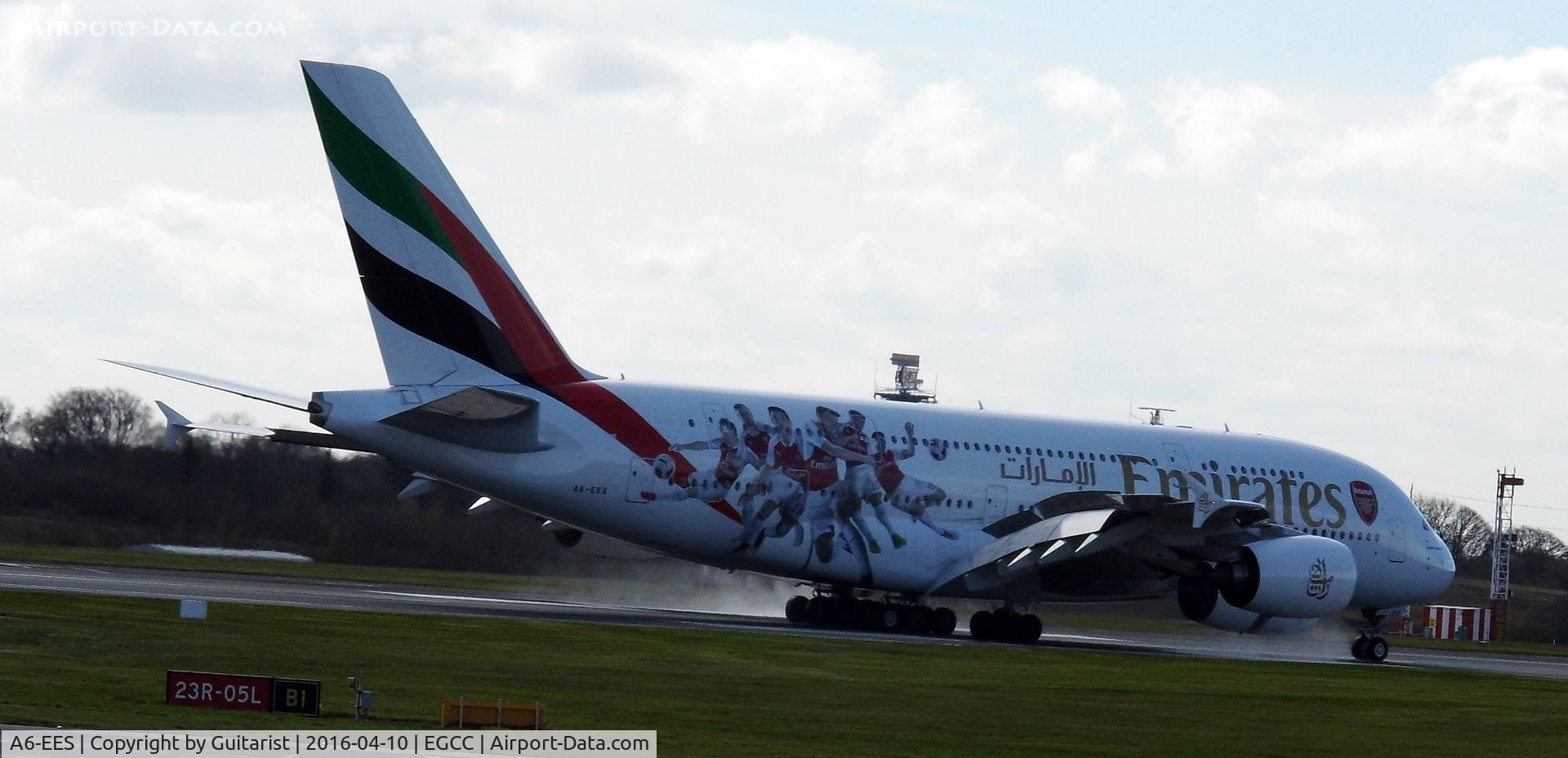 A6-EES, 2013 Airbus A380-861 C/N 140, At Manchester