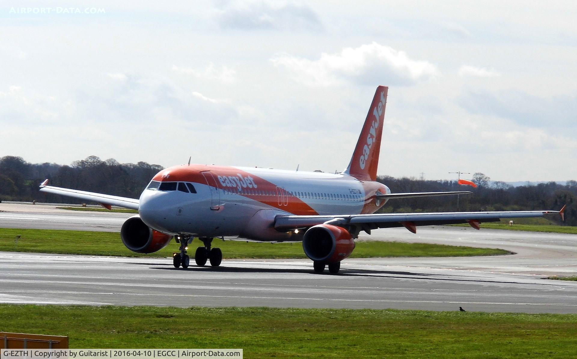 G-EZTH, 2009 Airbus A320-214 C/N 3953, At Manchester