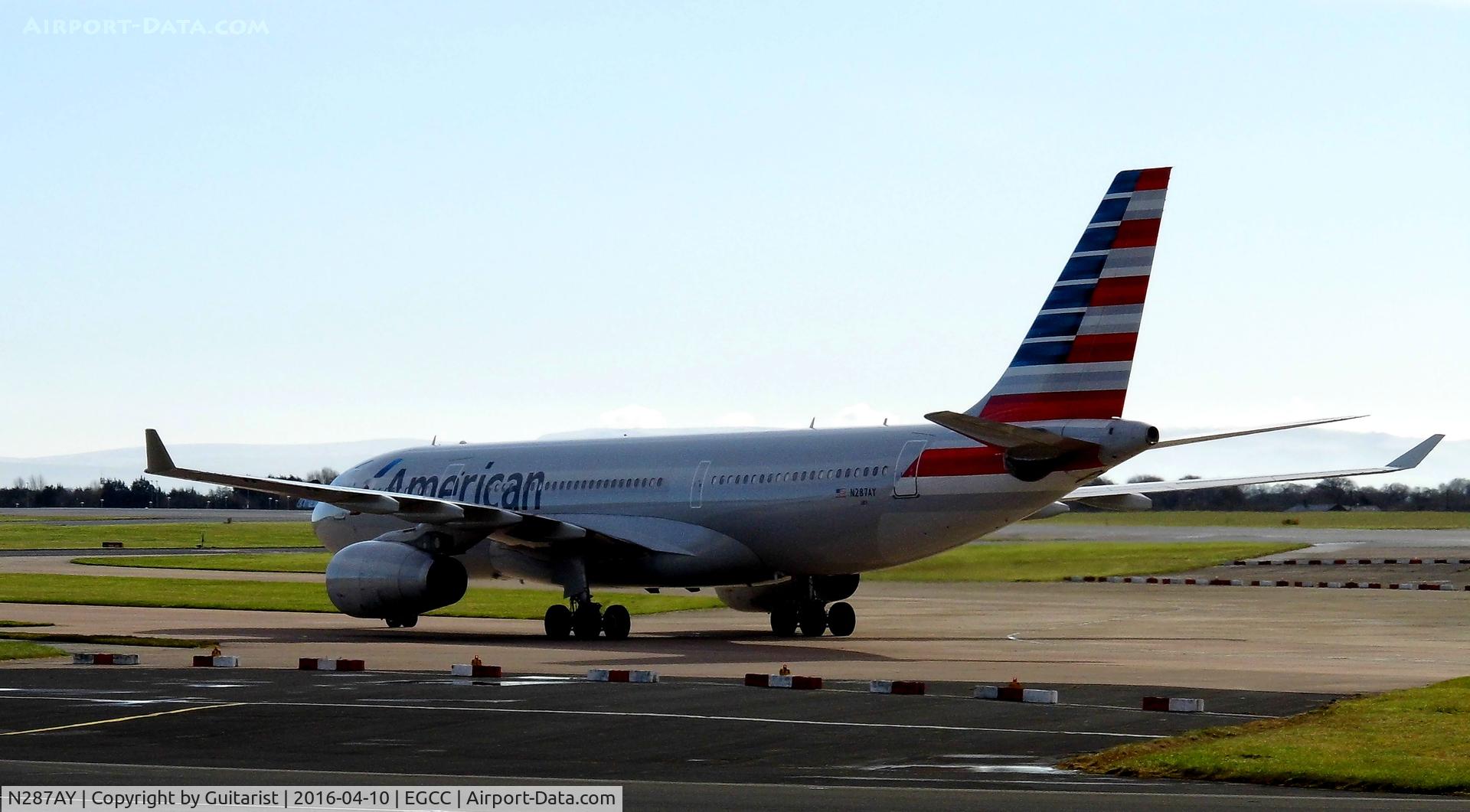 N287AY, 2013 Airbus A330-243 C/N 1417, At Manchester