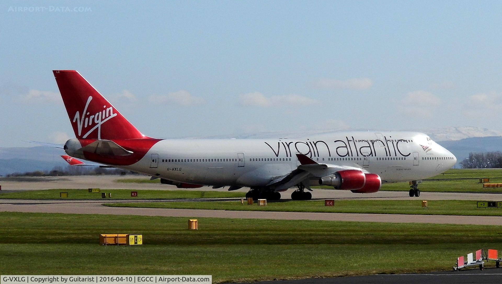 G-VXLG, 1998 Boeing 747-41R C/N 29406, At Manchester