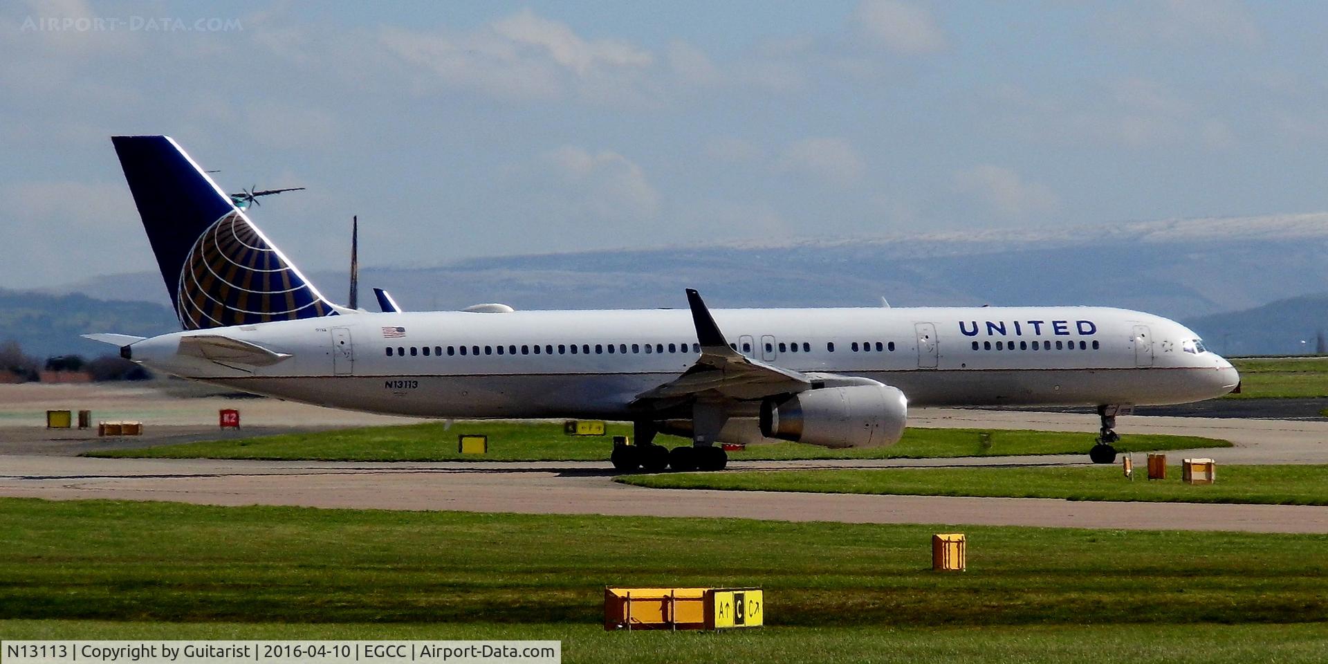 N13113, 1995 Boeing 757-224 C/N 27555, At Manchester