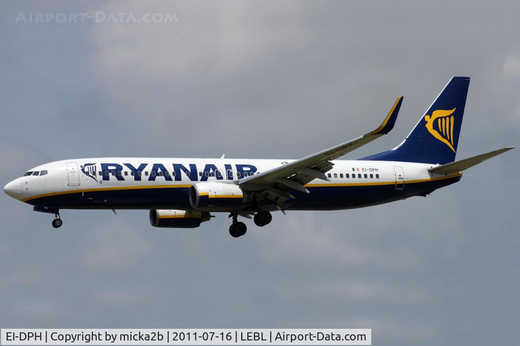 EI-DPH, 2007 Boeing 737-8AS C/N 33624, Landing