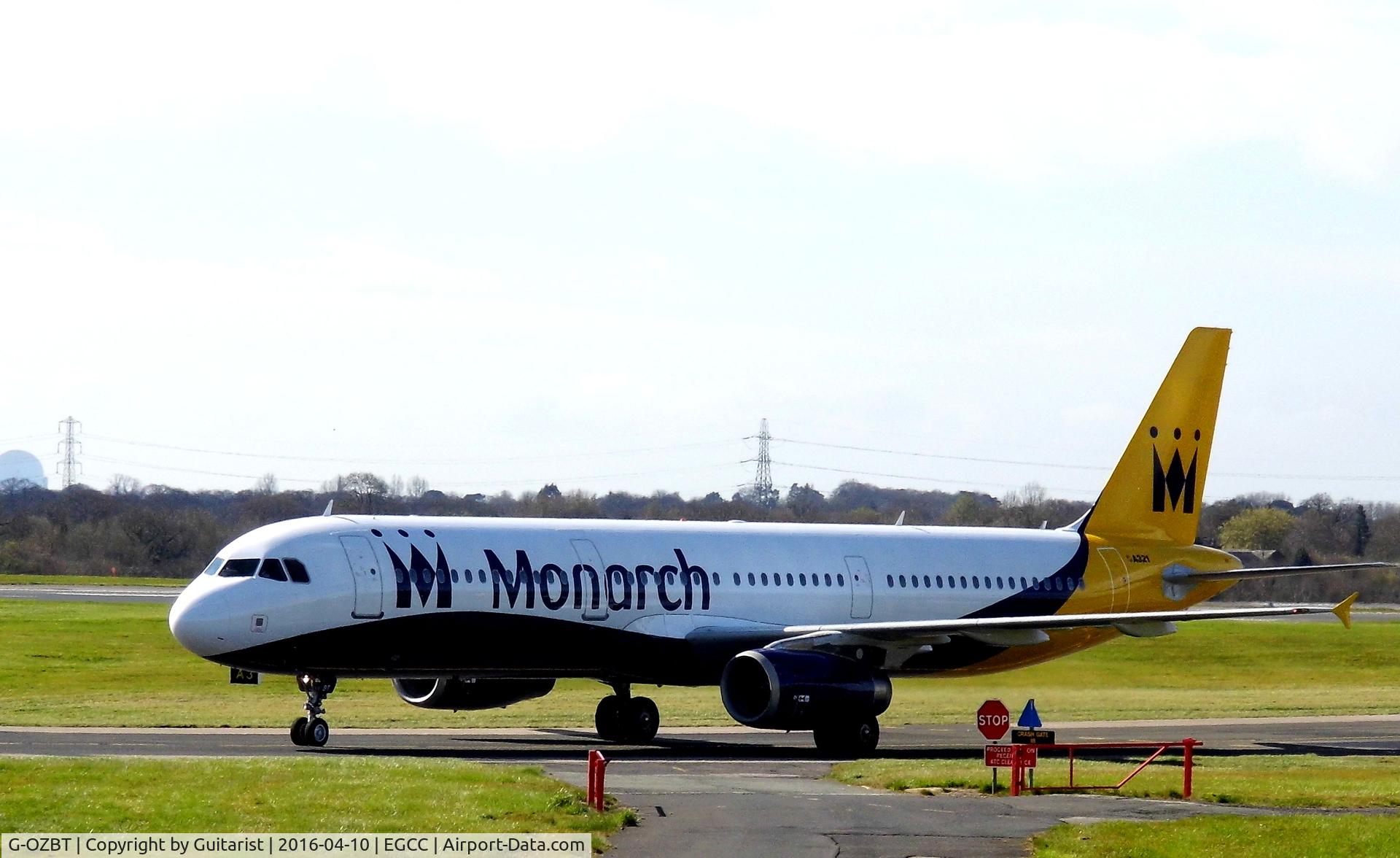 G-OZBT, 2008 Airbus A321-231 C/N 3546, At Manchester