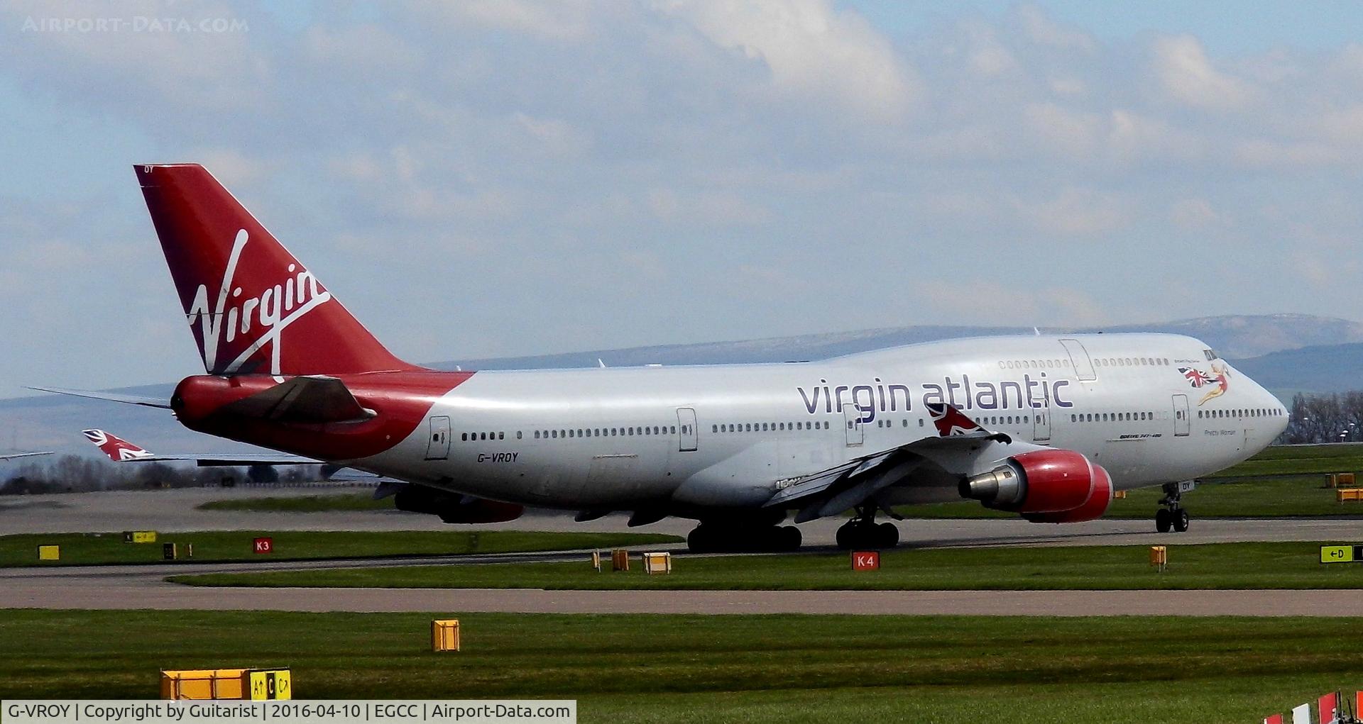 G-VROY, 2001 Boeing 747-443 C/N 32340, At Manchester
