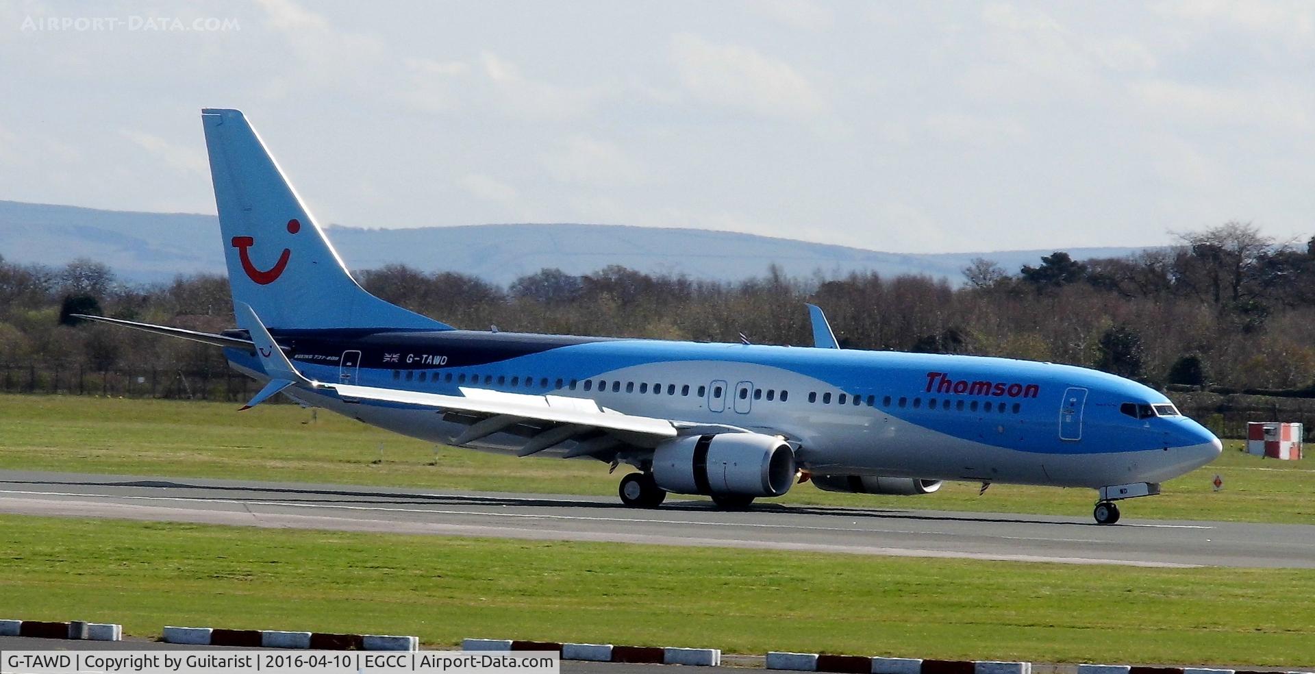 G-TAWD, 2012 Boeing 737-8K5 C/N 37265, At Manchester