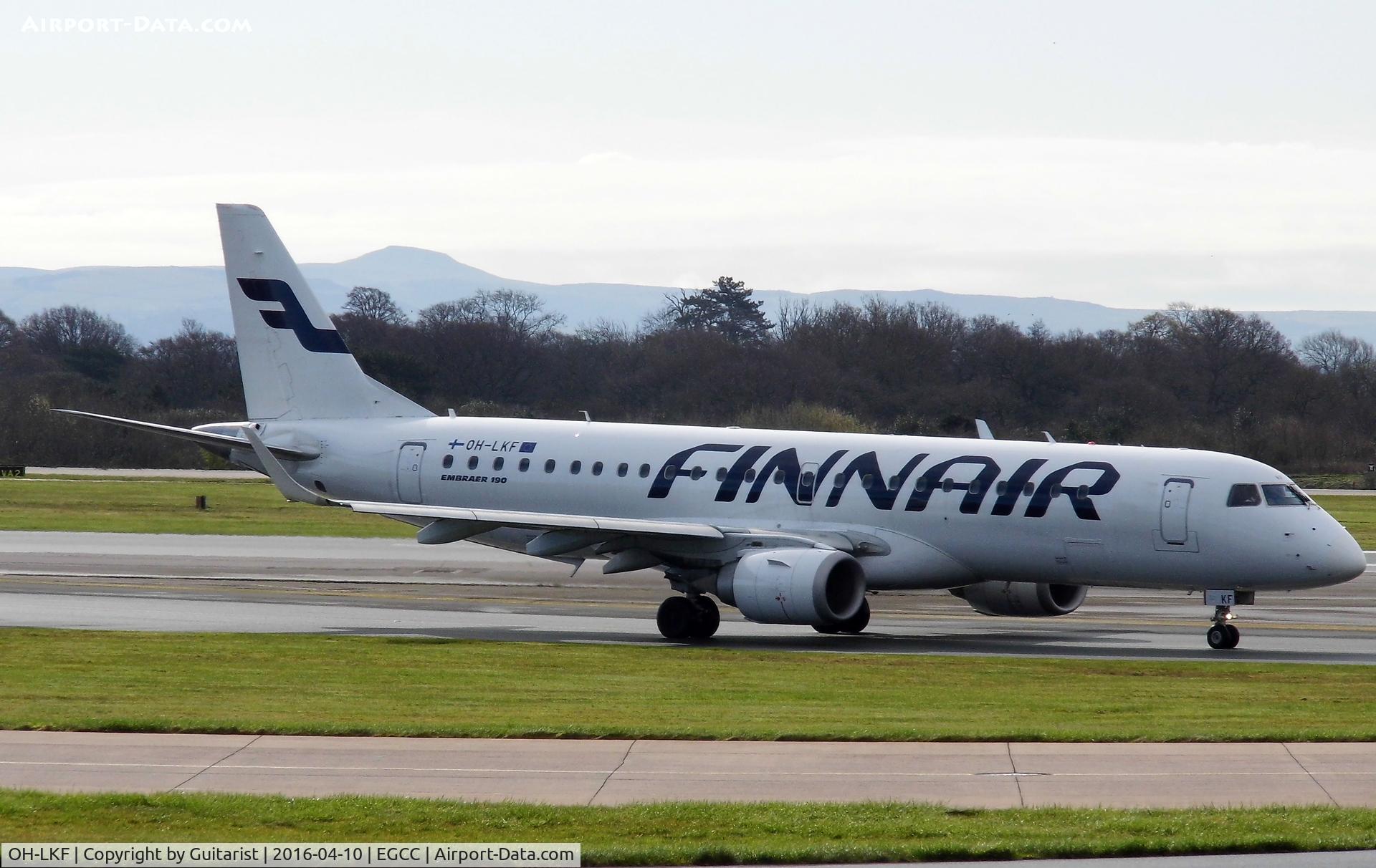OH-LKF, 2007 Embraer 190LR (ERJ-190-100LR) C/N 19000066, At Manchester
