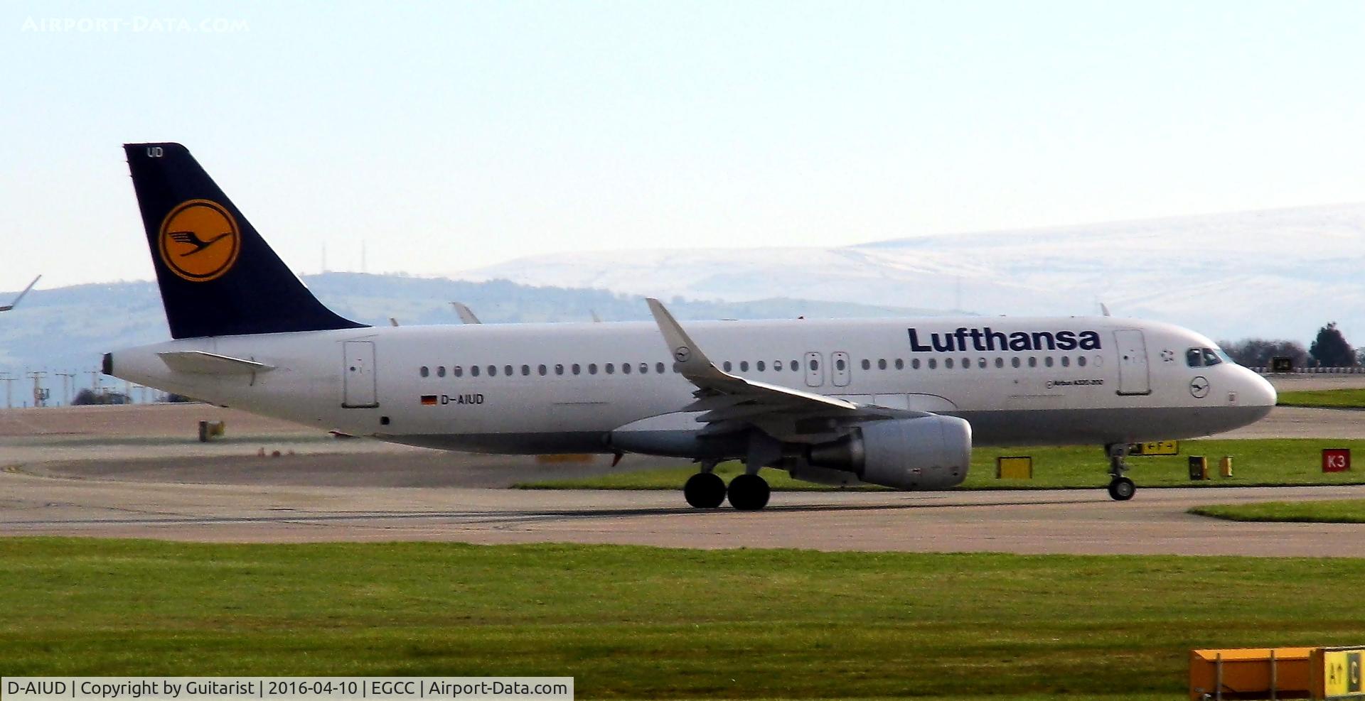 D-AIUD, 2014 Airbus A320-214 C/N 6033, At Manchester
