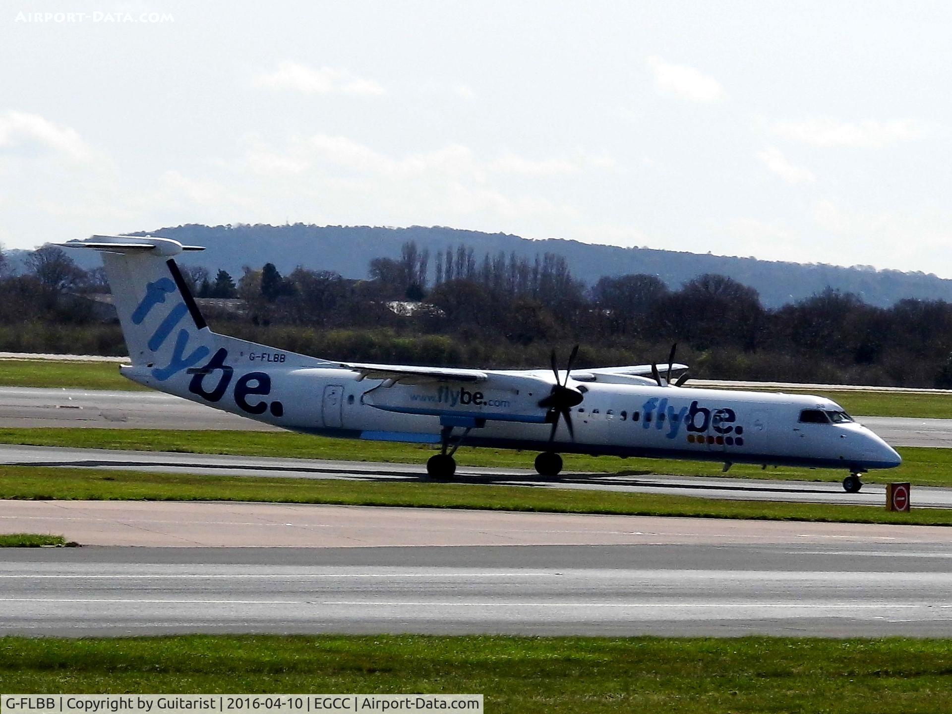 G-FLBB, 2009 De Havilland Canada DHC-8-402Q Dash 8 C/N 4255, At Manchester