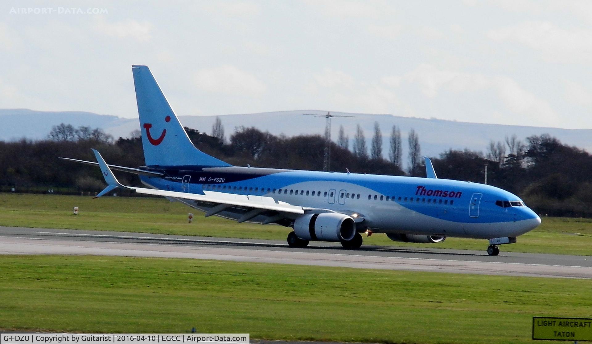 G-FDZU, 2011 Boeing 737-8K5 C/N 37253, At Manchester
