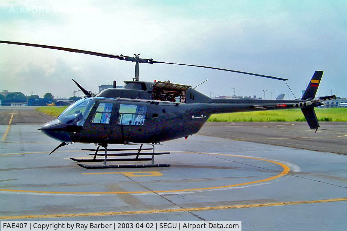 FAE407, Bell TH-57A Sea Ranger C/N 5017, Bell TH-57A Sea Ranger [5017] (Ecuadorian Air Force) Guayaquil-Simon Bolivar Int'l~HC 02/04/2003