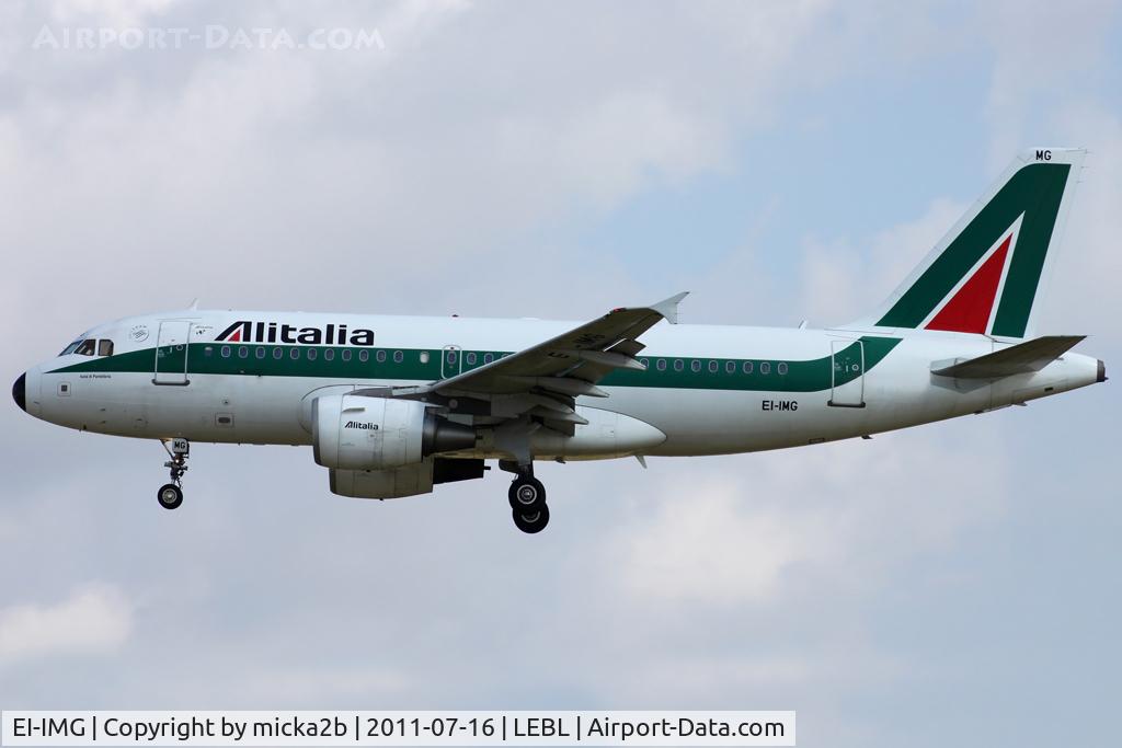EI-IMG, 2003 Airbus A319-112 C/N 2086, Landing
