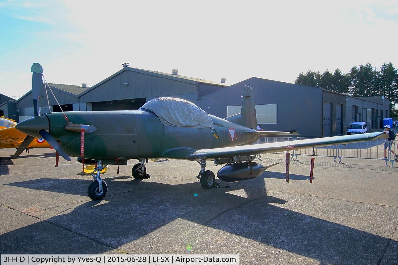 3H-FD, 1983 Pilatus PC-7 Turbo Trainer C/N 415, Pilatus PC-7 Turbo Trainer, Static display, Luxeuil-St Sauveur Air Base 116(LFSX) Open day 2015