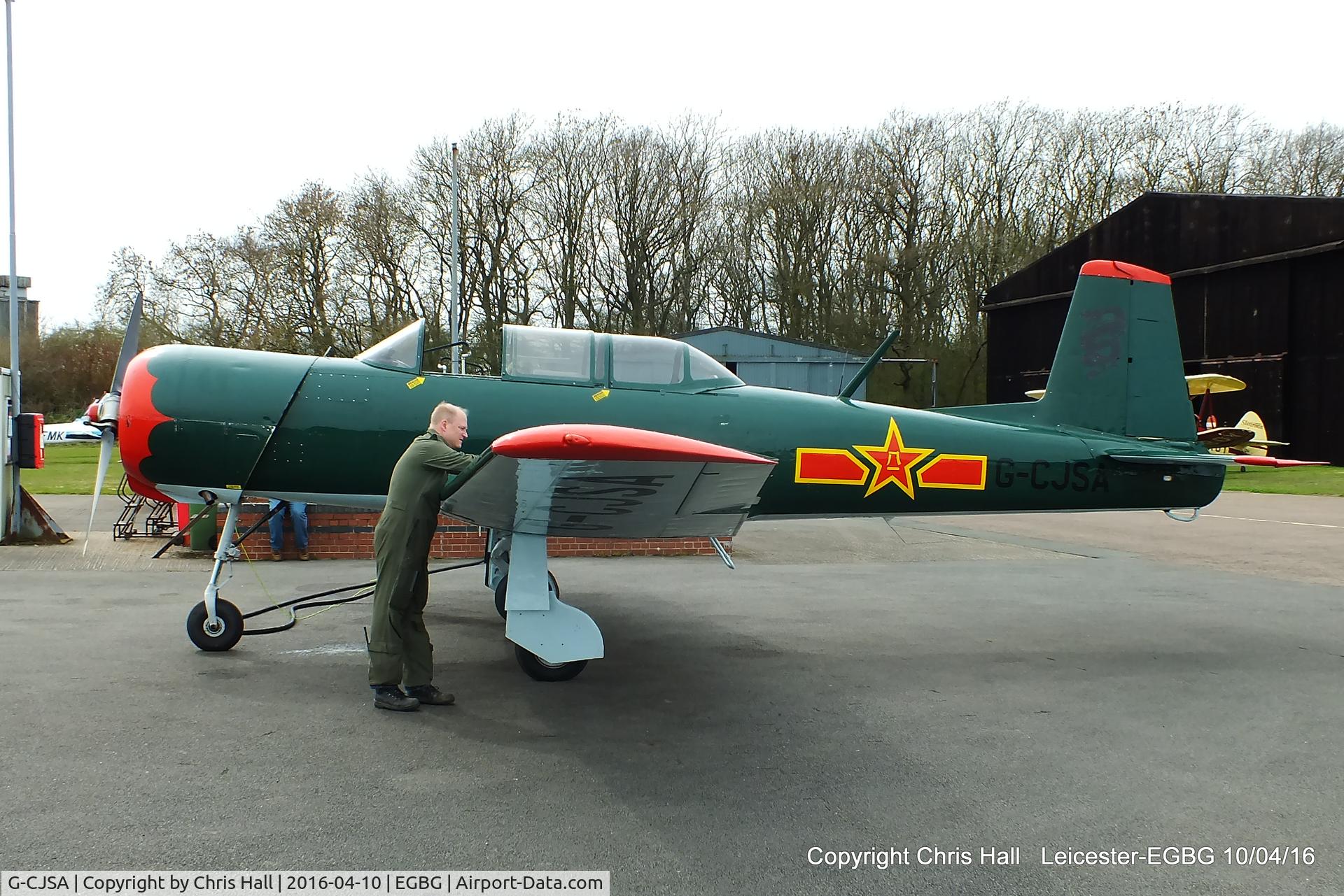 G-CJSA, Nanchang CJ-6A Chujiao C/N 3151215, at Leicester