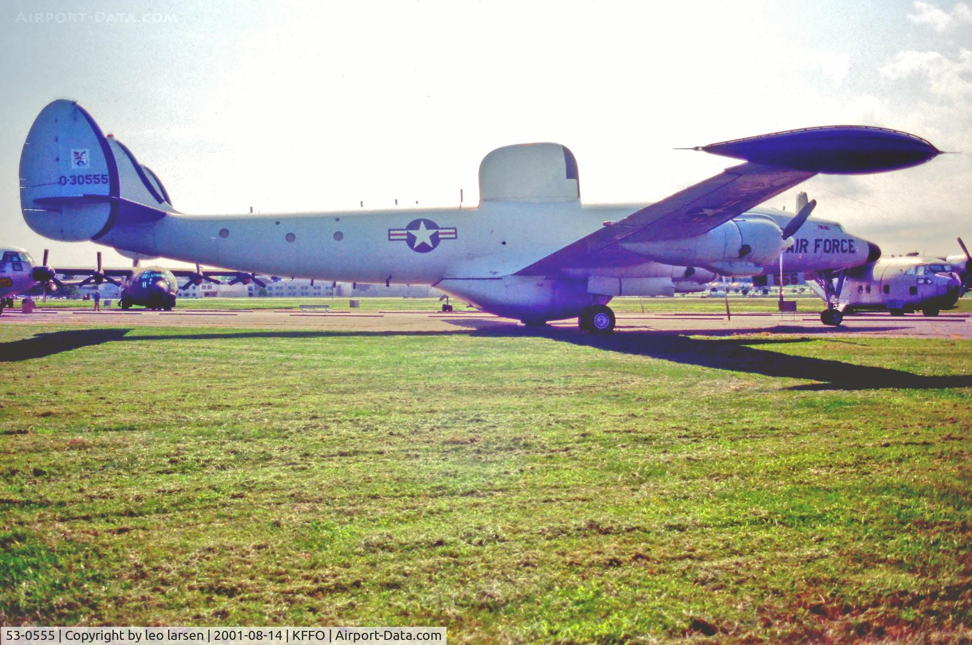 53-0555, 1953 Lockheed EC-121H Warning Star C/N 1049A-4370, USAF Museum Dayton 14.8.01