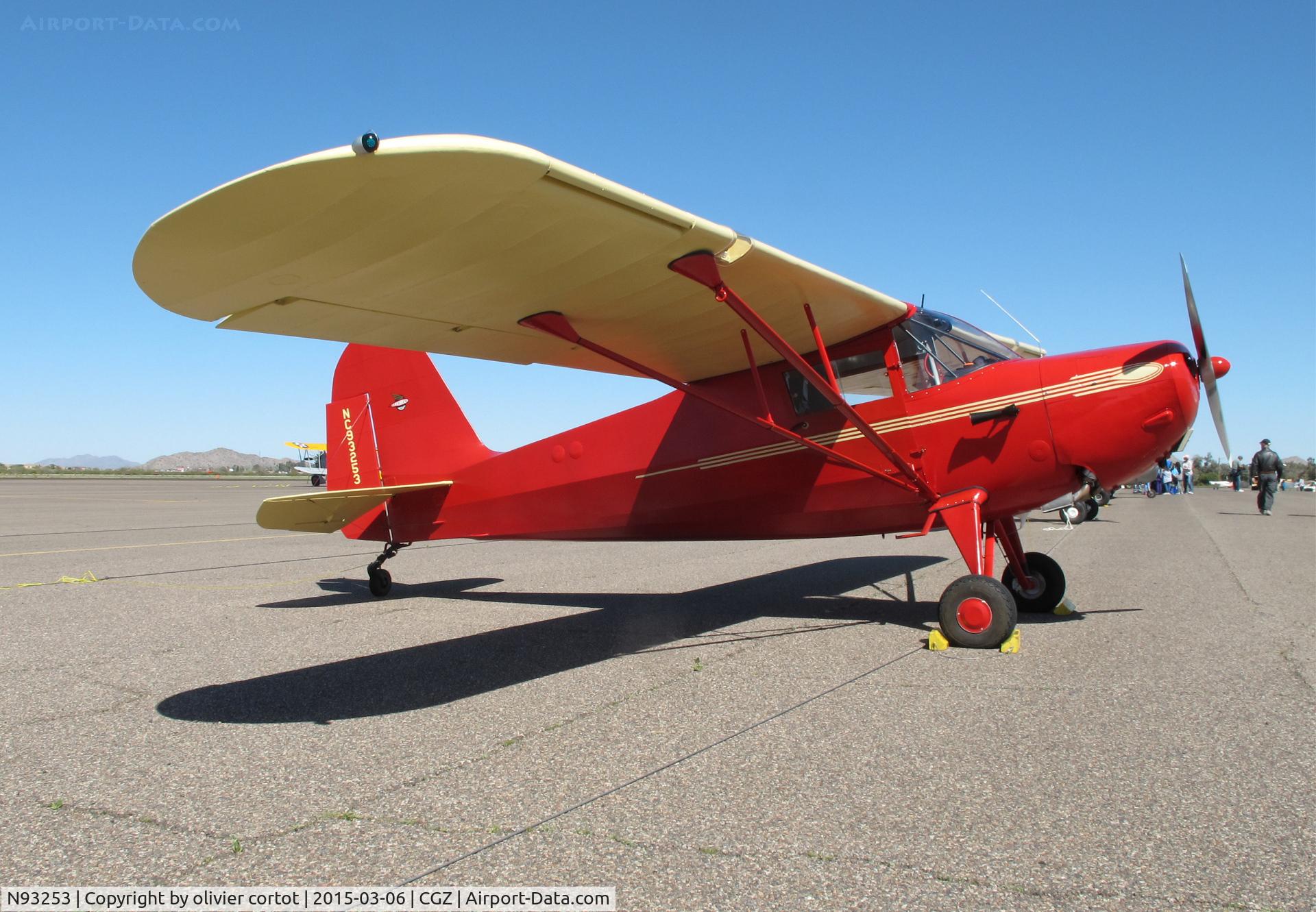 N93253, 1946 Commonwealth 185 Skyranger C/N 1758, cactus fly in
