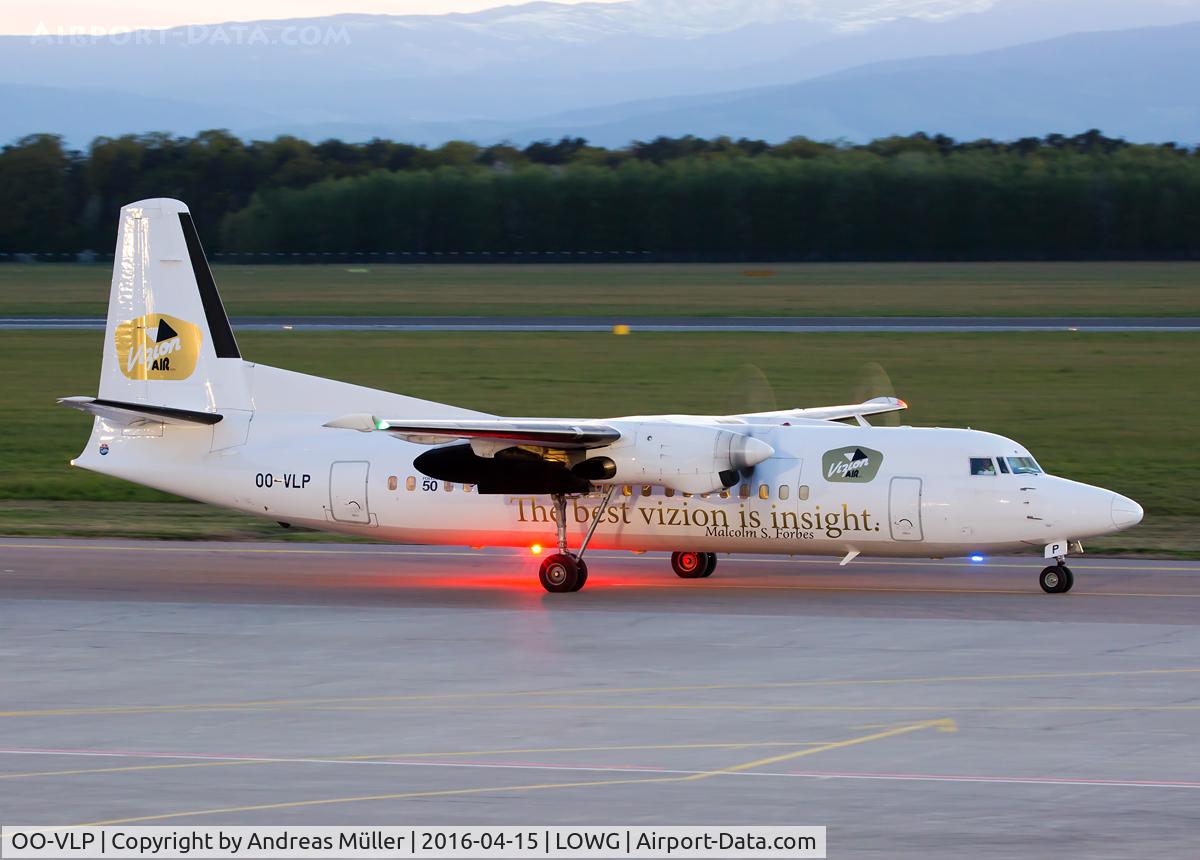 OO-VLP, 1991 Fokker 50 C/N 20209, Arrived from Pau.