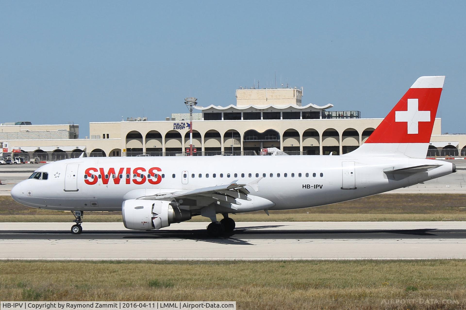 HB-IPV, 1996 Airbus A319-112 C/N 578, A319 HB-IPV Swiss
