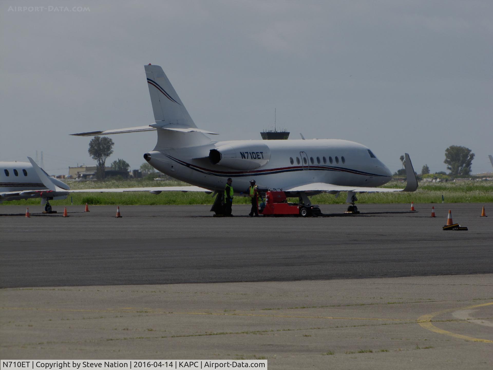 N710ET, 1996 Dassault Falcon 2000 C/N 38, Wilshire Rental 1996 Dassault Falcon 200 @ Napa County Airport, CA
