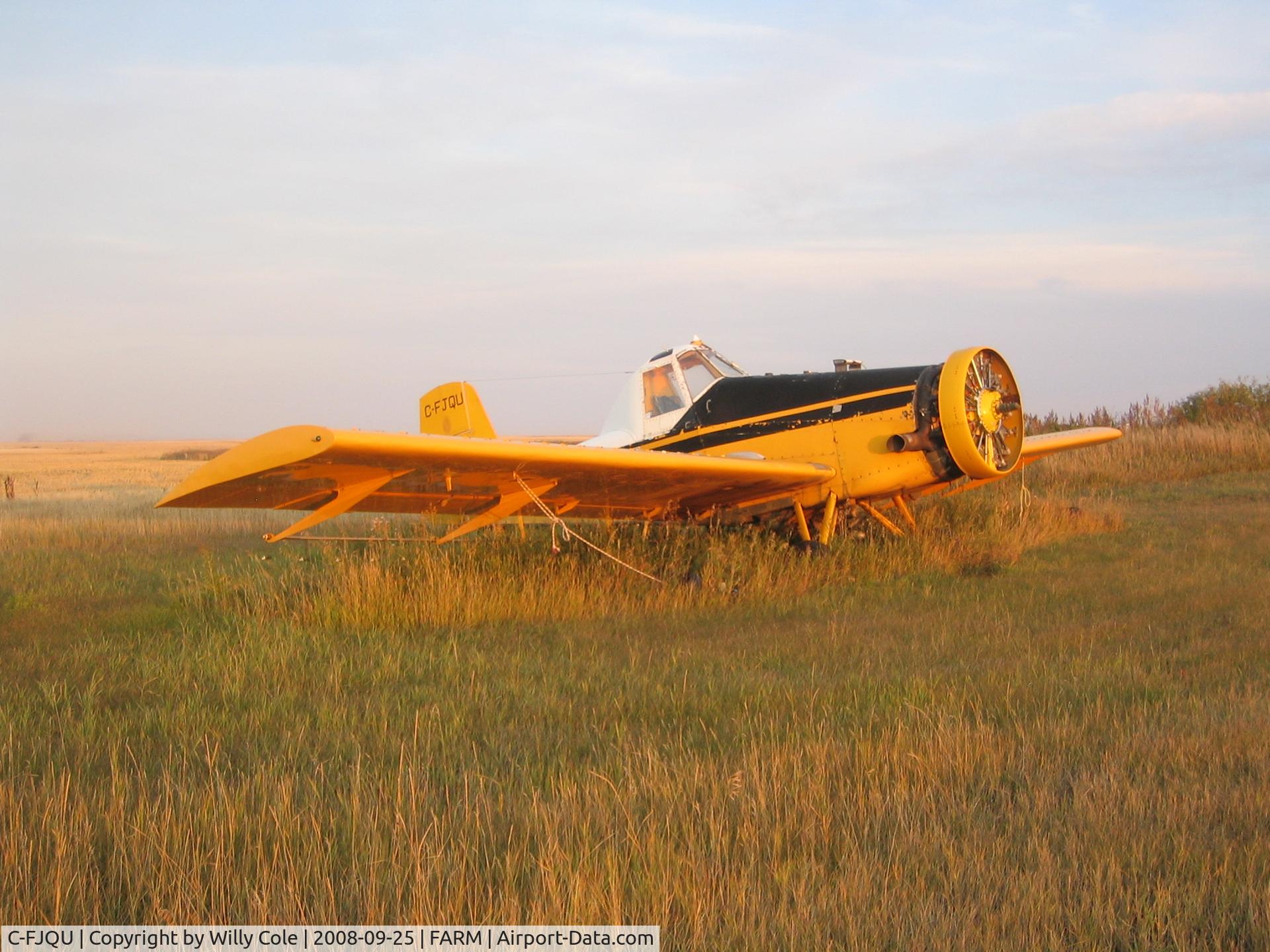 C-FJQU, 1978 Ayres S-2R C/N 2455R, crop sprayer