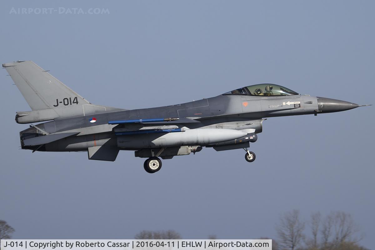J-014, Fokker F-16AM Fighting Falcon C/N 6D-170, Frisian Flag 2016