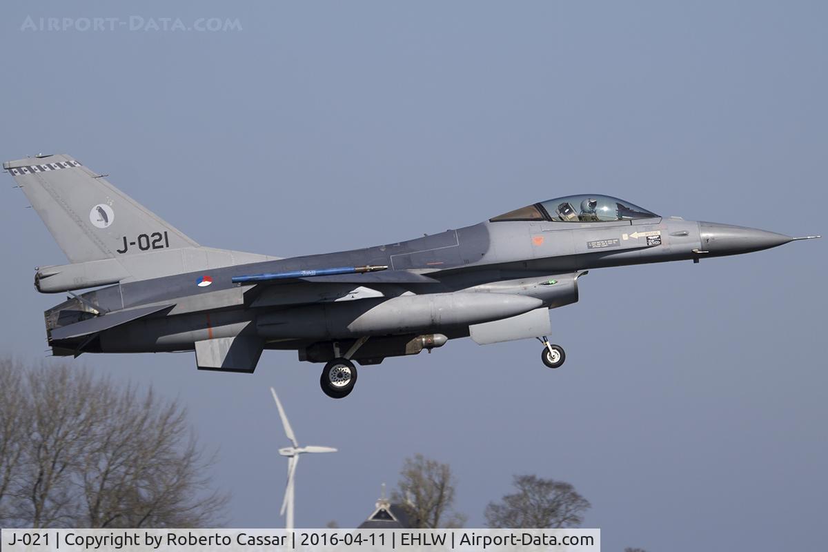 J-021, 1989 Fokker F-16AM Fighting Falcon C/N 6D-177, Frisian Flag 2016