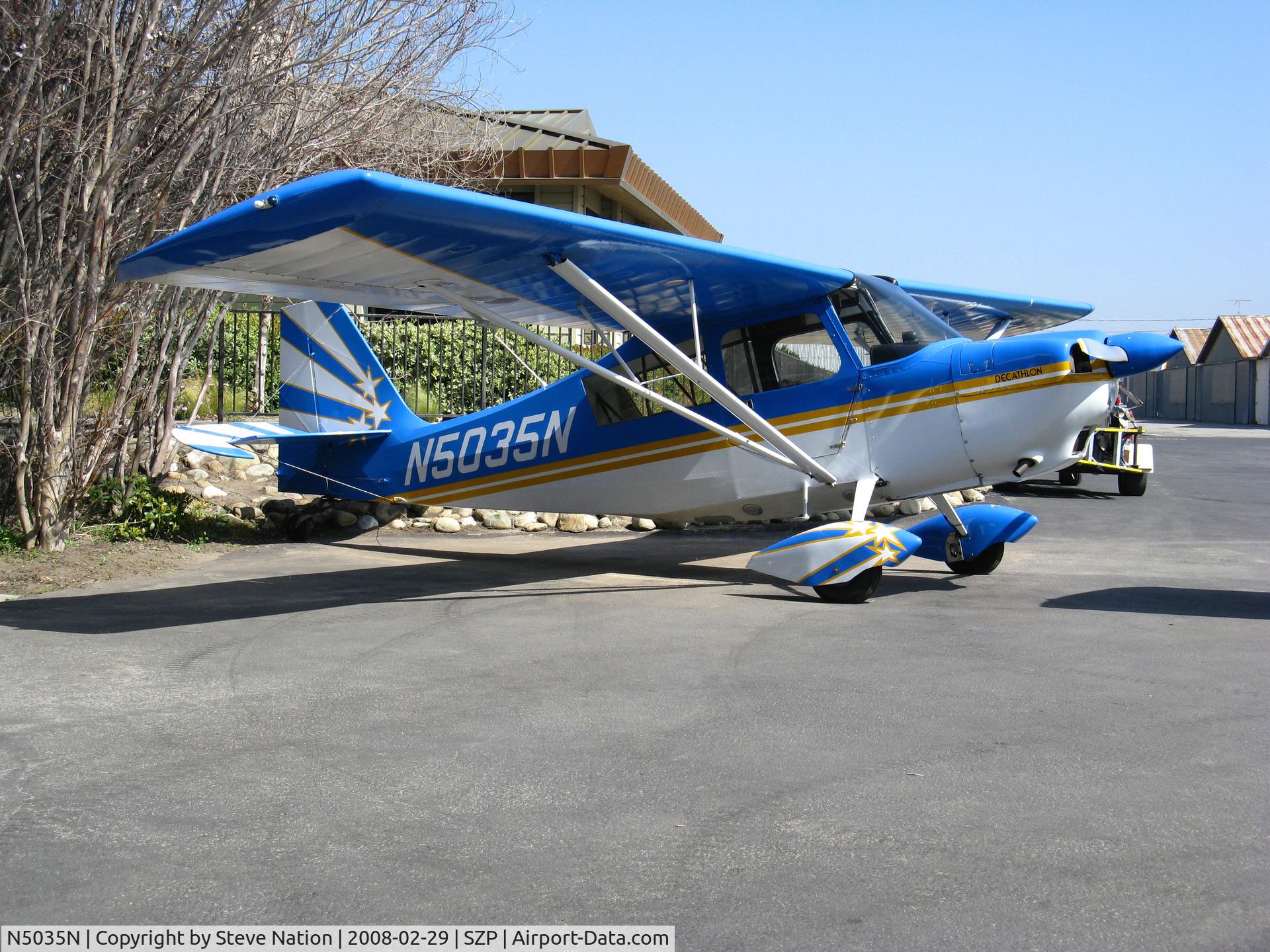 N5035N, 1978 Bellanca 8KCAB Decathlon C/N 470-79, CP Aviation 1978 Bellanca 8KCAB @ Santa Paula Municipal Airport, CA home base
