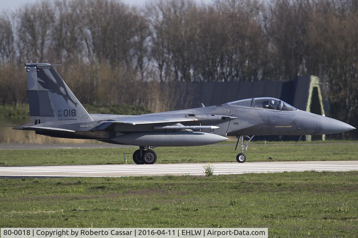 80-0018, 1980 McDonnell Douglas F-15C Eagle C/N 0658/C167, Frisian Flag 2016