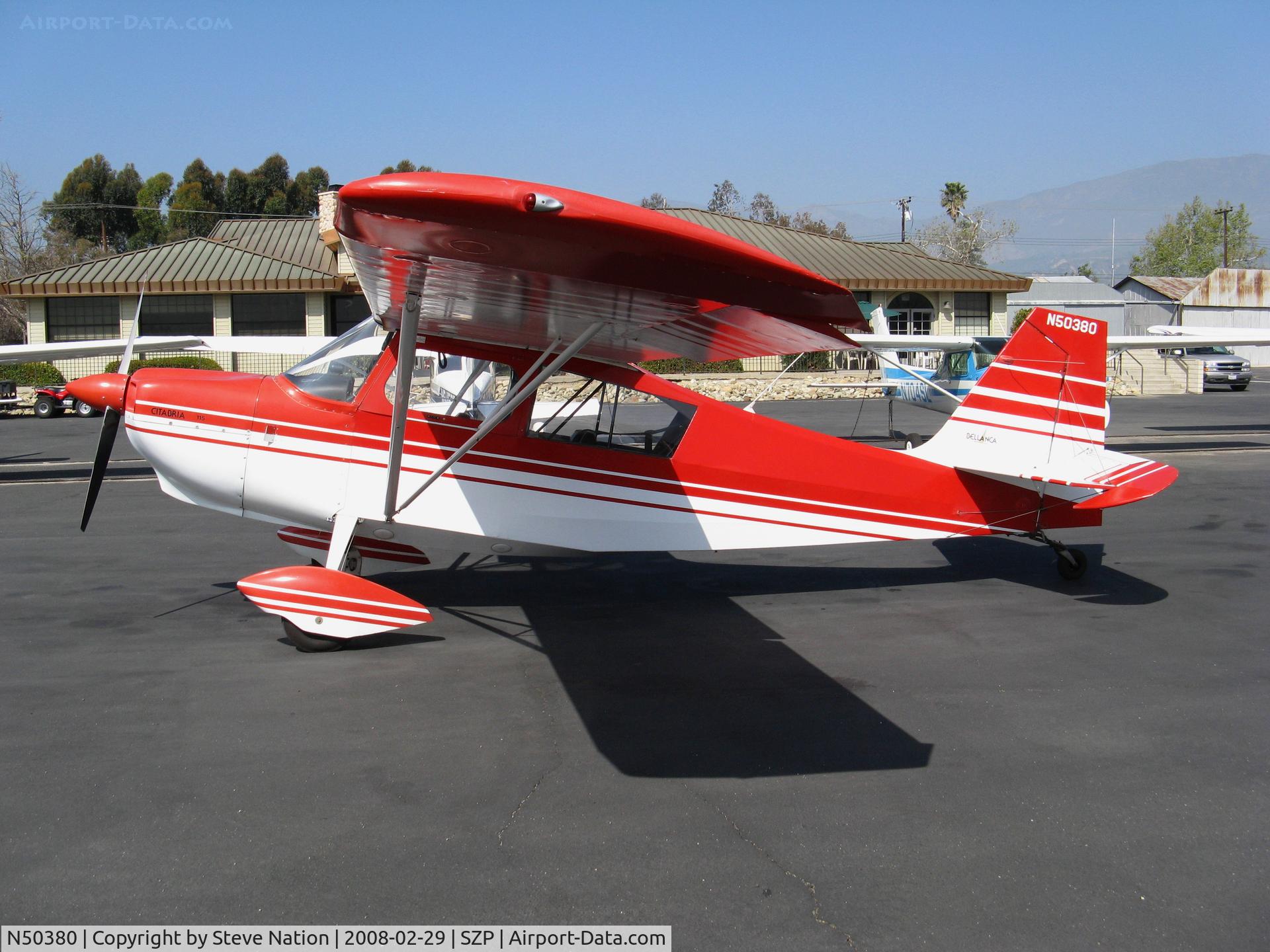 N50380, 1979 Bellanca 7ECA Citabria Citabria C/N 1291-79, Locally-based 1979 Bellanca 7ECA @ Santa Paula Municipal Airport, CA
