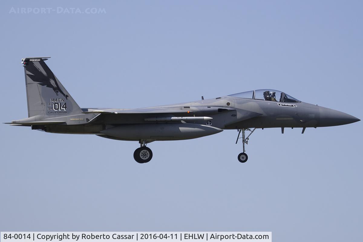 84-0014, 1984 McDonnell Douglas F-15C Eagle C/N 0923/C317, Frisian Flag 2016
