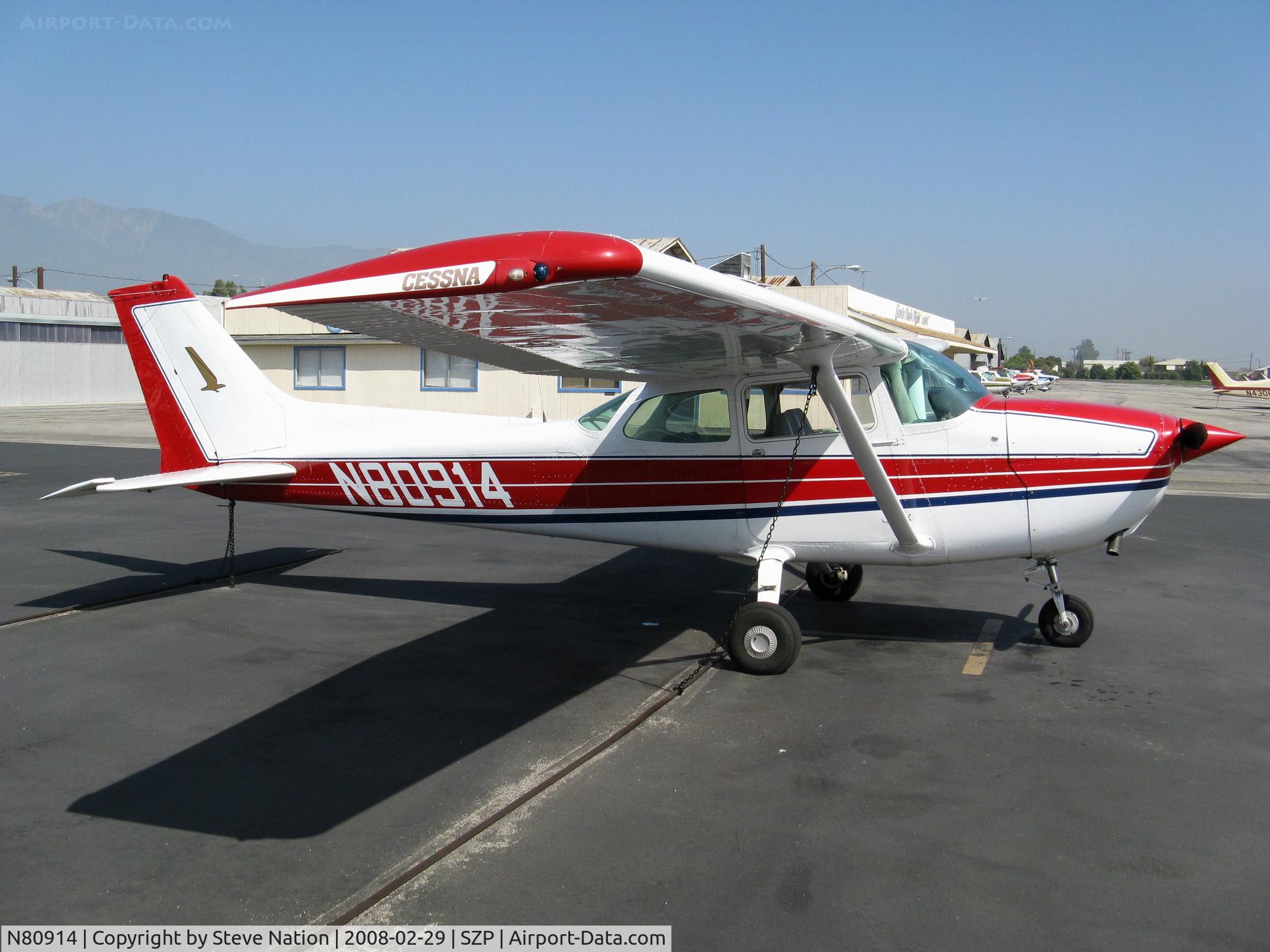 N80914, 1976 Cessna 172M C/N 17266799, CP Aviation 1976 Cessna 172M @ Santa Paula Municipal Airport, CA home base