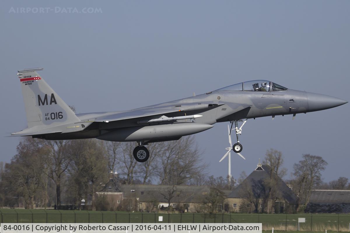 84-0016, 1984 McDonnell Douglas F-15C Eagle C/N 0926/C319, Frisian Flag 2016