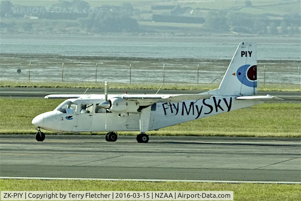 ZK-PIY, 1973 Britten-Norman BN-2A-20 Islander C/N 344, At Auckland International