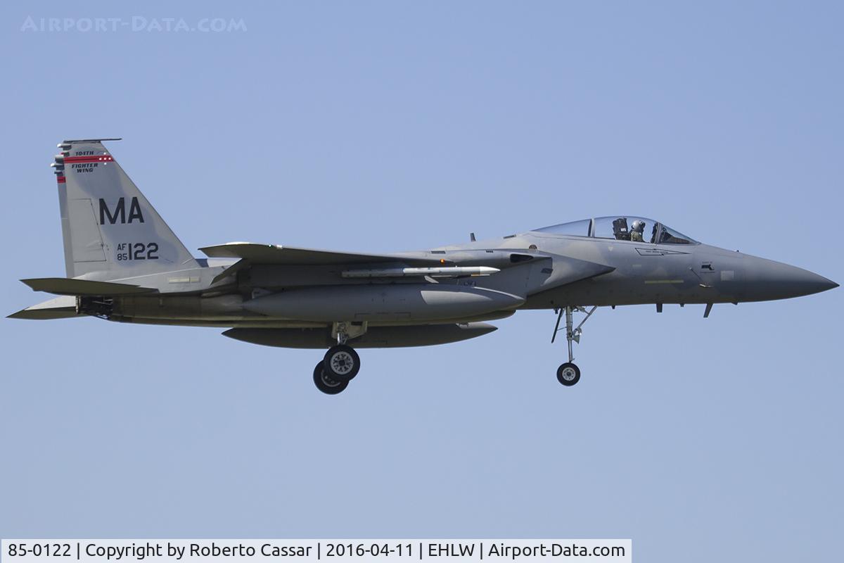 85-0122, McDonnell Douglas F-15C Eagle C/N 0978/C364, Frisian Flag 2016