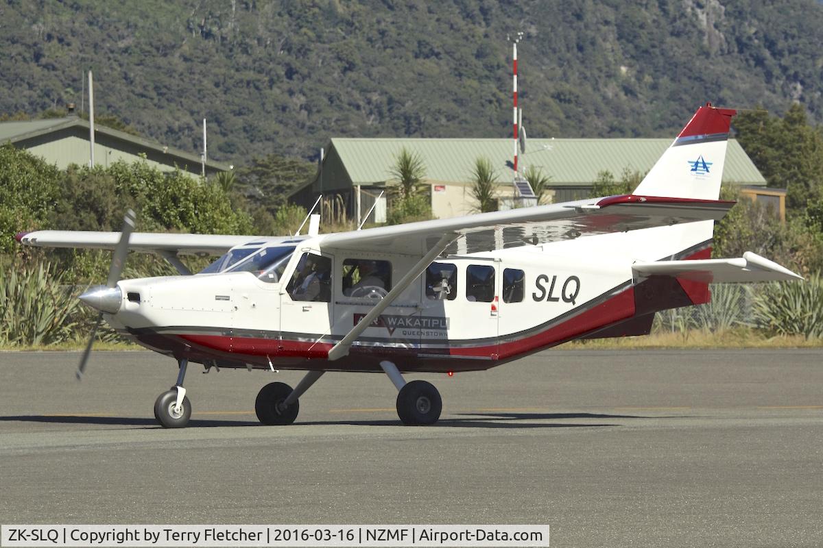 ZK-SLQ, Gippsland GA-8 Airvan C/N GA8-03-040, At Milford Sound , South Island , New Zealand