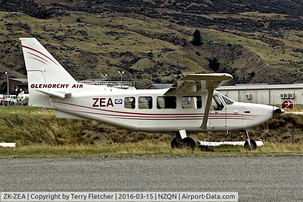 ZK-ZEA, Gippsland GA-8 Airvan C/N GA8-06-102, At Queenstown , South Island , New Zealand