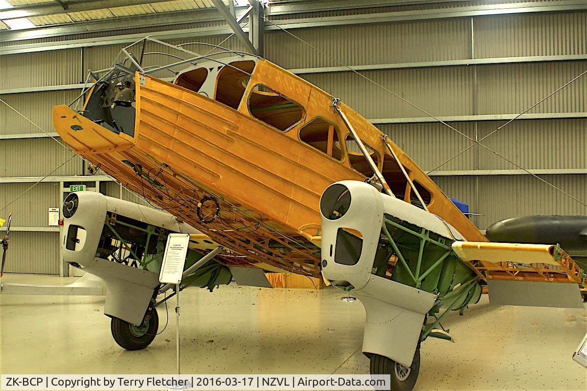 ZK-BCP, 1942 De Havilland DH-89B Dominie C/N 6648, At Croydon Aviation Heritage Centre  , South Island , New Zealand