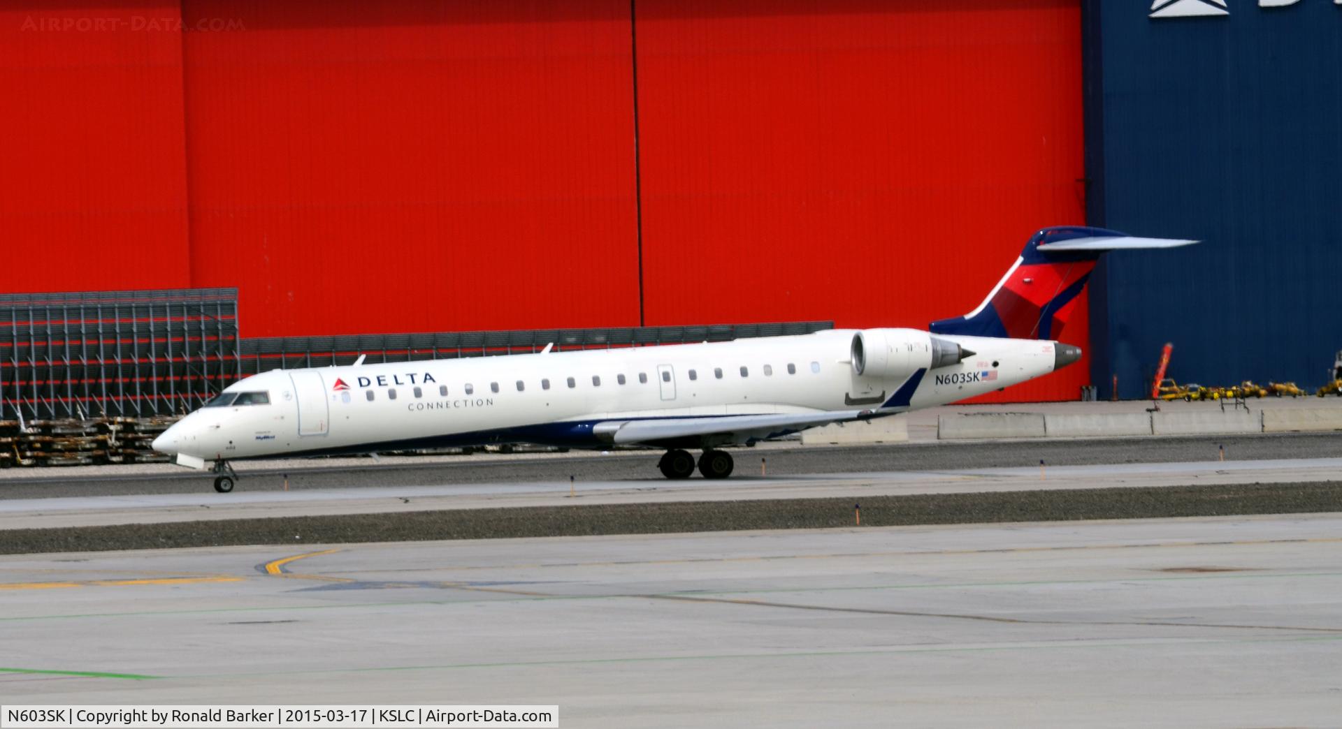 N603SK, 2006 Bombardier CRJ-702 (CL-600-2C10) Regional Jet C/N 10248, Taxi SLC