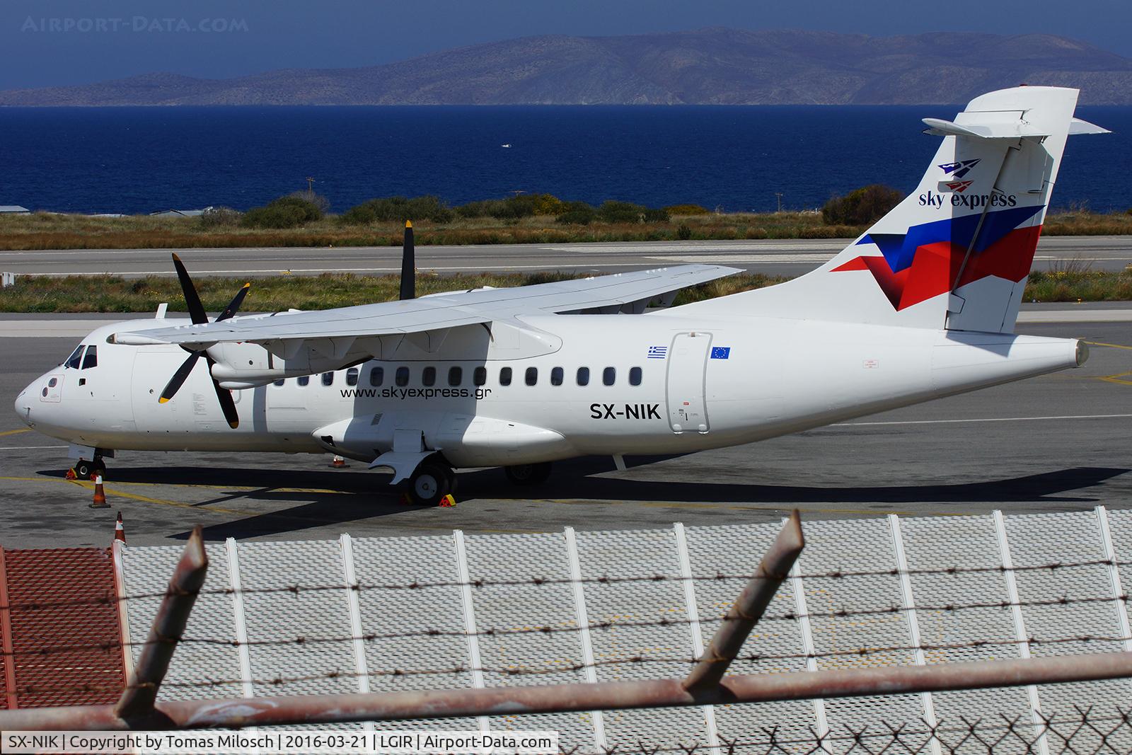 SX-NIK, 1992 ATR 42-320 C/N 291, Operating for Sky Express since February 2016